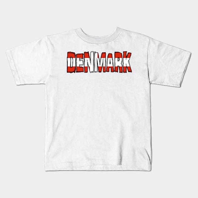 Denmark Kids T-Shirt by Design5_by_Lyndsey